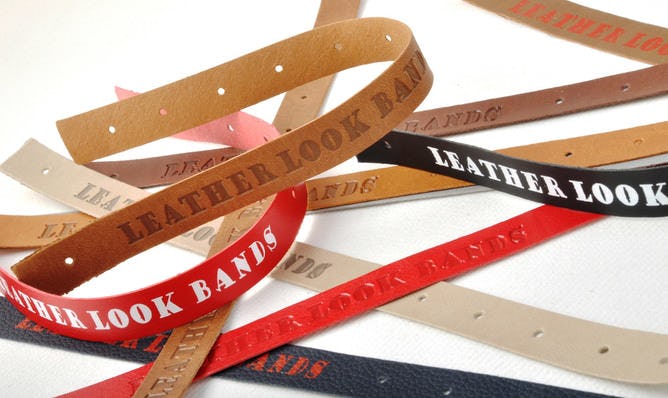 Leather-look-bands